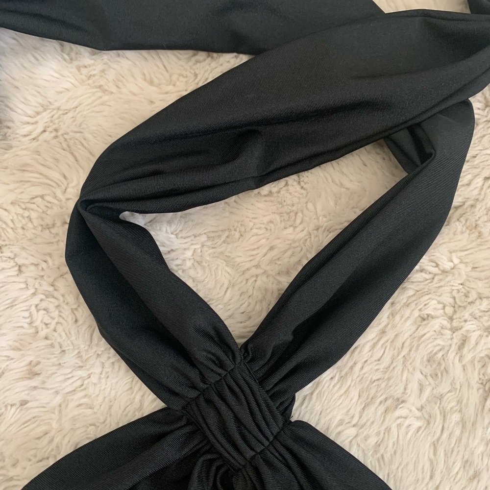 My boo wrap around halter crop top - Picture 2 of 5